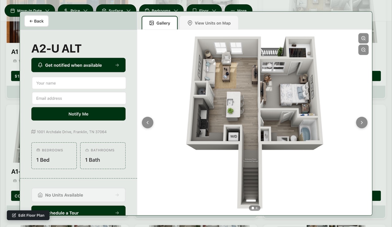 Availability notification