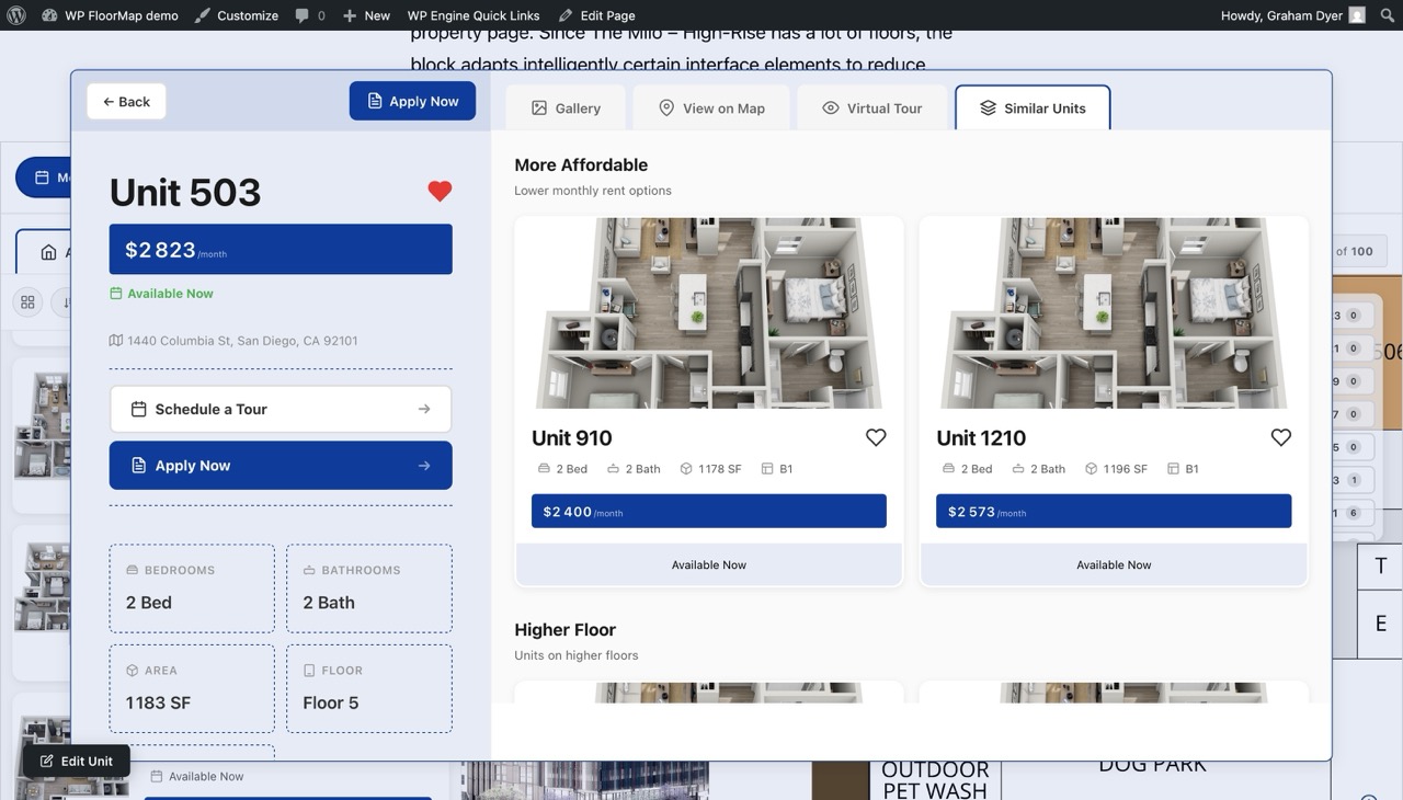 Similar Units AI — AI-powered unit recommendations